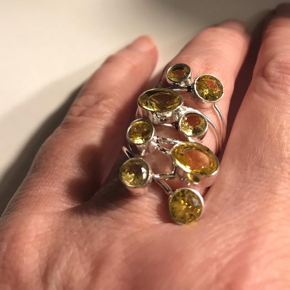 Citrine 925 Sterling Silver Ring